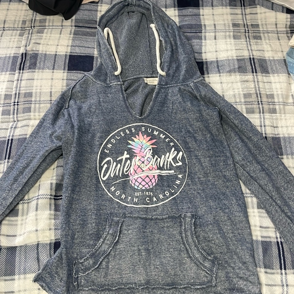 Women’s beach sweatshirt - deep V neck